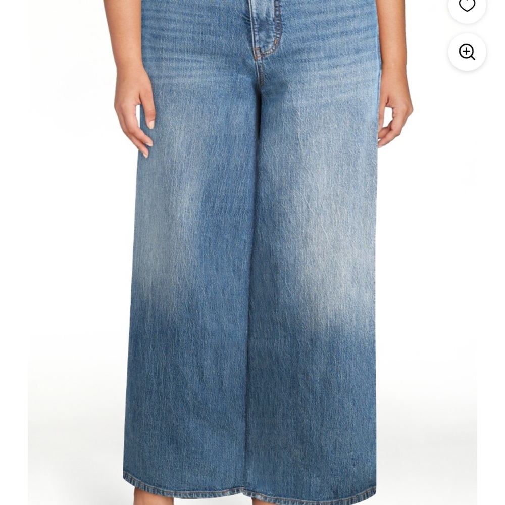 Jessica Simpson Women's Freesia Wide Leg Jeans NWOT Size 16